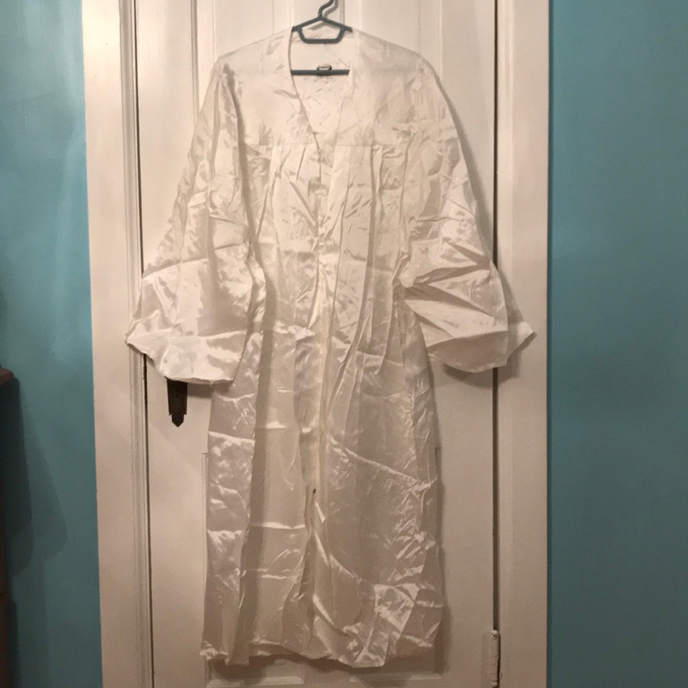 Graduation & Church gown, white